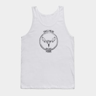 Owls Head Maine Moose Tank Top